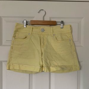 Seven7 Yellow Shorts (size 28)